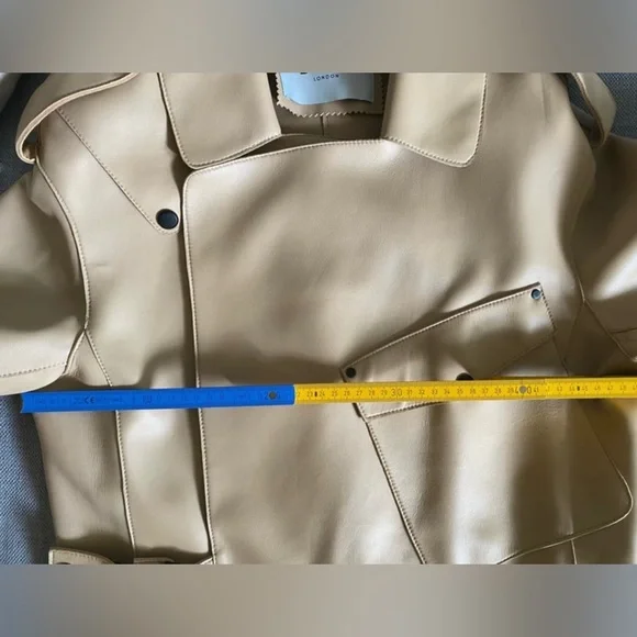 Ducie London Tan Leather Jacket M - Picture 2 of 8